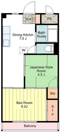 第一サンライズコーポの物件間取画像